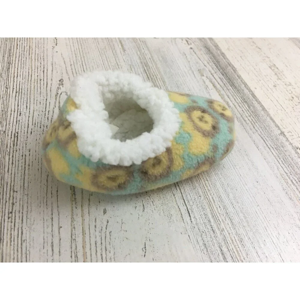 Baby Snoozies Sherpa Slippers Booties Sz 0 to 3 M Boys Girls Lions